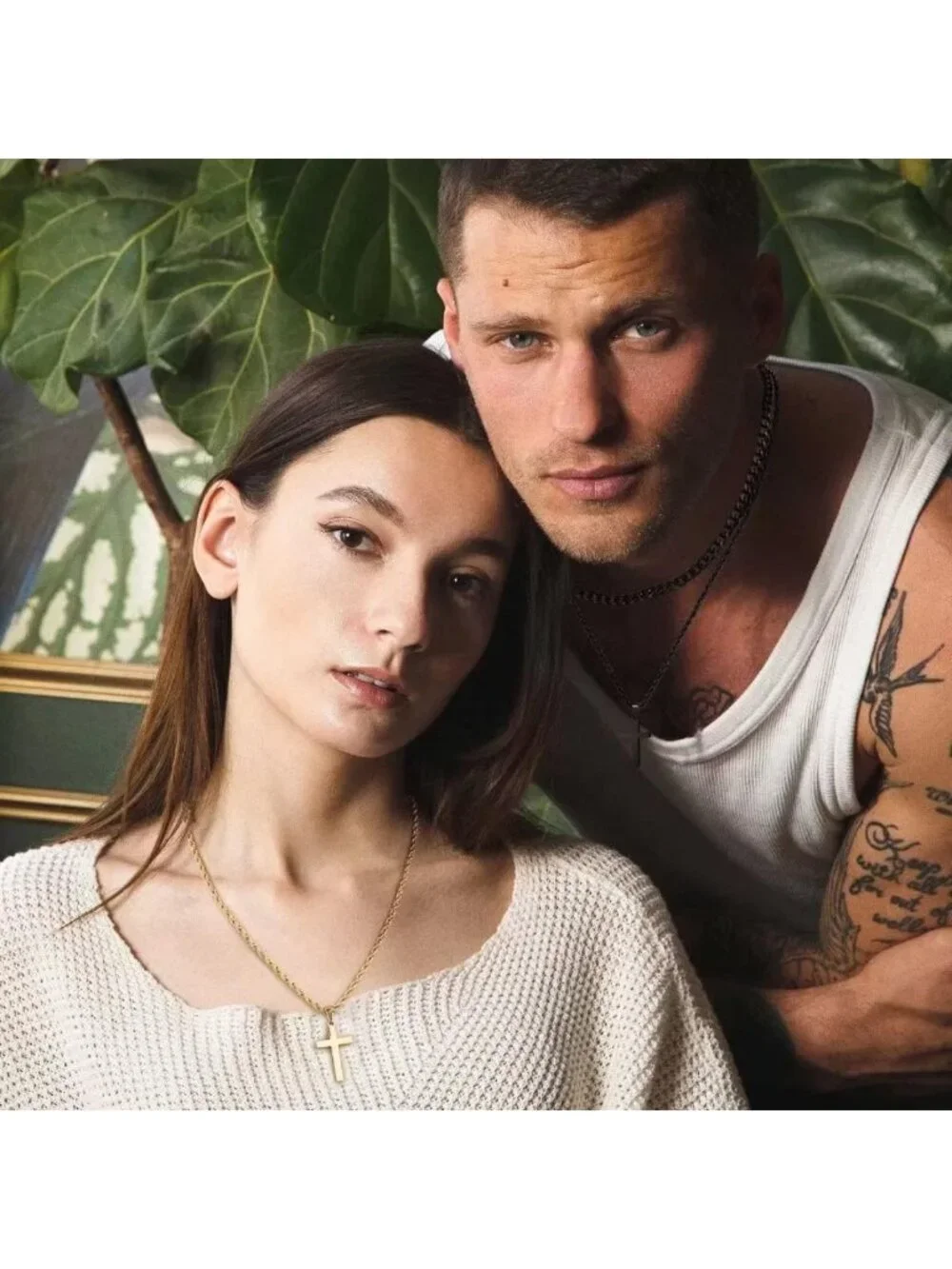 Layered Cross Necklaces for Men - 18K Gold & Silver Rope Chains, Perfect Gifts